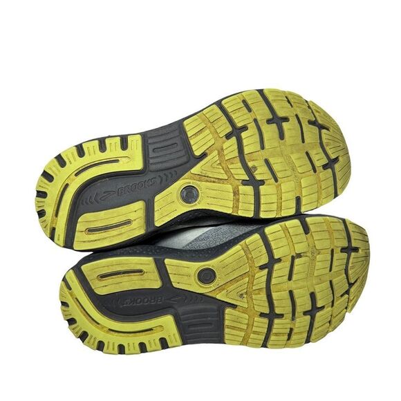 Brooks Ghost 16 Gray and Yellow Athletic Shoes size 9.5 2E main image 6